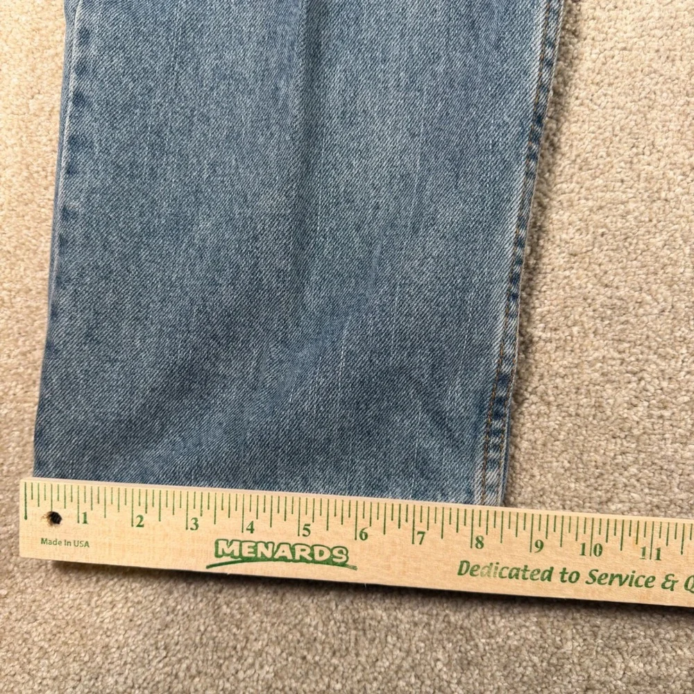 Levi's 550 Relaxed Fit Jeans Mens 36x34 (FITS 36x33) Blue Medium Wash Denim